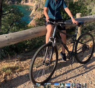Bicicleta Gravel Triban Azul talla M y S