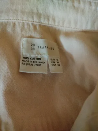 Camisa rosa manga corta