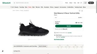 New Balance X-Racer Tactical Utility Negro