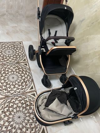 Carro de bebé unisex completo, totalmente nuevo.