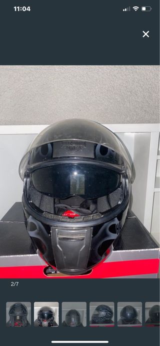 Casco Harley Davidson Modular Negro Talla M