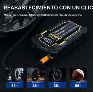 Arrancador de Coche ANEON con Inflador