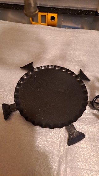 Antico Porta Ampolla Ferro Battuto