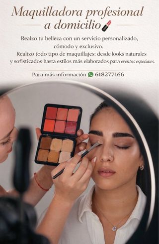 Maquilladora a domicilio
