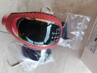 Pomello cambio pelle PU universale 5/6 marce