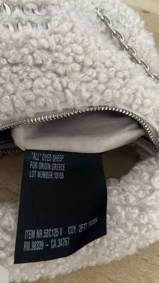 Borsa Miu Miu wander bianco panna