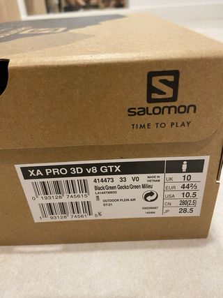 Salomon XA Pro 3D v8 GTX Talla 44 2/3