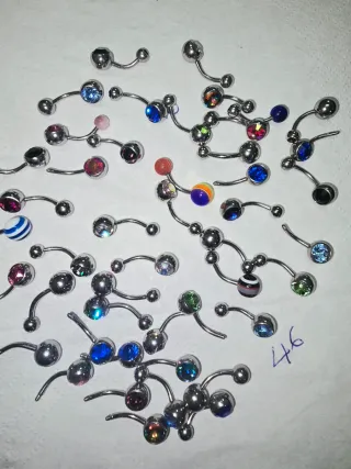 Lote Piercing Acero y Titanio
