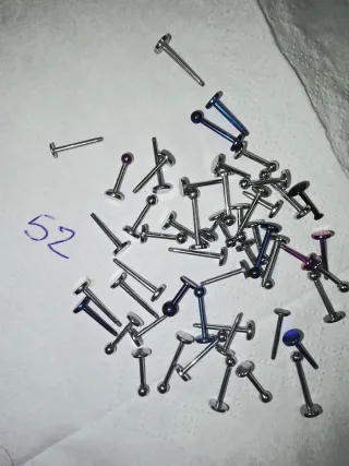 Lote Piercing Acero y Titanio