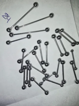 Lote Piercing Acero y Titanio
