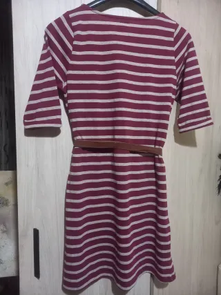 Vestido corto Zara rayas M/38