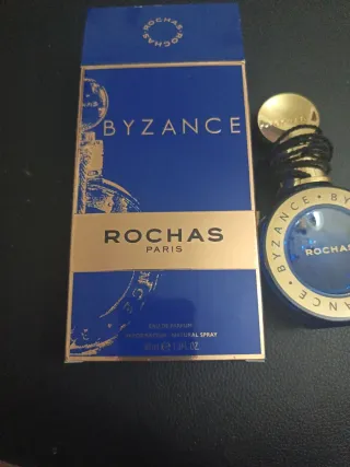 Perfume Rochas Byzance Caja y Bote, vacíos, colecc
