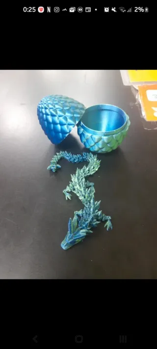 Uova di drago 3D multicolore