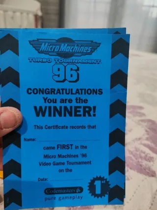 Micro Machines 96 Turbo Tournament Mega Drive