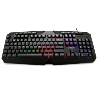 Teclado Gaming ONAJI Yubi RGB USB Negro