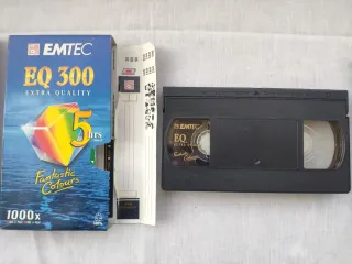 3 Cintas VHS EMTEC EQ 300 5 Horas nuevas
