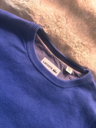 Pullover Lacoste Blu Taglia S