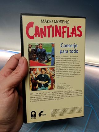 Película VHS ,CONSERJE PARA TODO - Mario Moreno Cantinflas