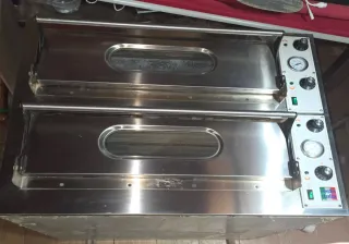 Horno industrial doble para pizzas