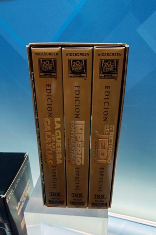 VHS trilogía de la Guerra de las galaxias edición especial