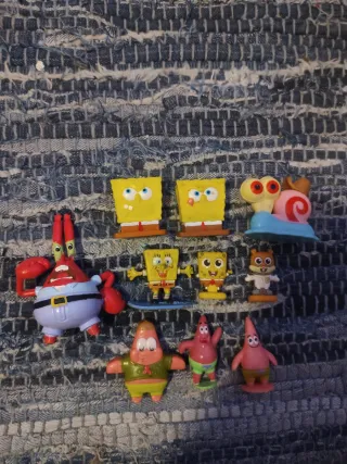 Lote figuras Bob Esponja