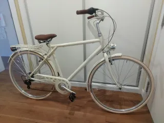 Bicicleta Alpina Bonneville Vintage Crema