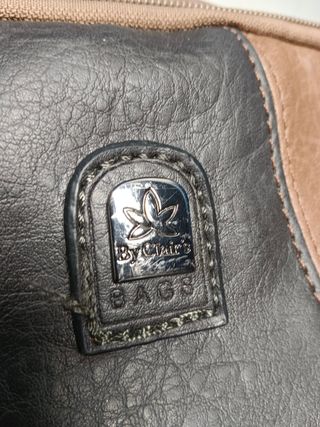 Bolso de piel by clair,s bags en perfecto estado