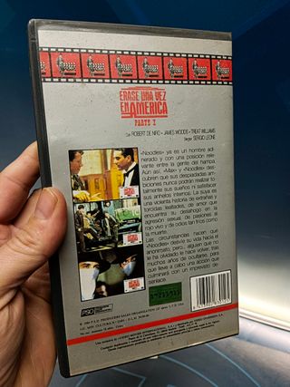 película en VHS, Érase una vez América Parte I - Robert De Niro, James Woods, Treat Williams