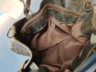 Bolso de mano elenco, piel, buen estado