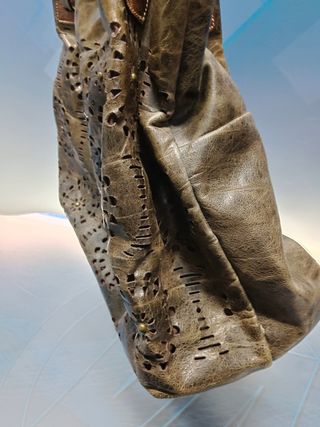 Bolso de mano elenco, piel, buen estado