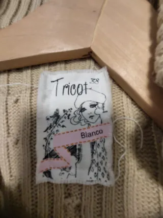 Chaleco de pelo beige