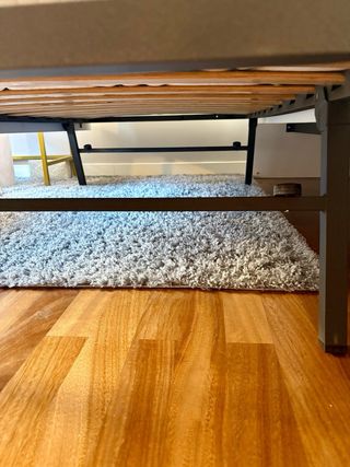 Cama nido blanca de 90x190 con colchones