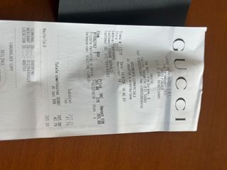 Portafoglio Gucci Donna Grigio Oro