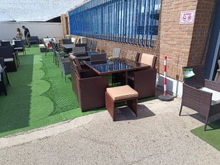 Conjunto Terraza Ratán Mesa y Sillas