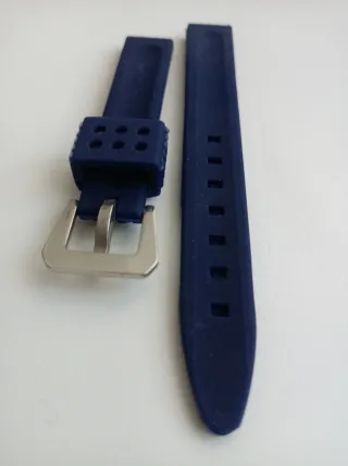 Cinturino in gomma Panerai blu