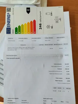 Frigorífico INDESIT blanco