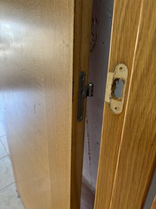 Puerta de madera interior