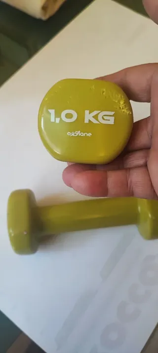 Set Manubri Palestra 1kg Rivestiti