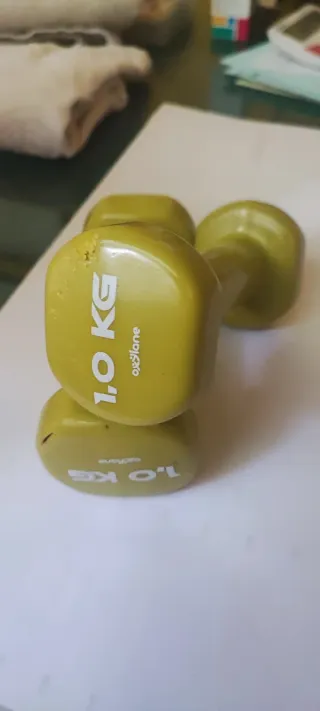 Set Manubri Palestra 1kg Rivestiti