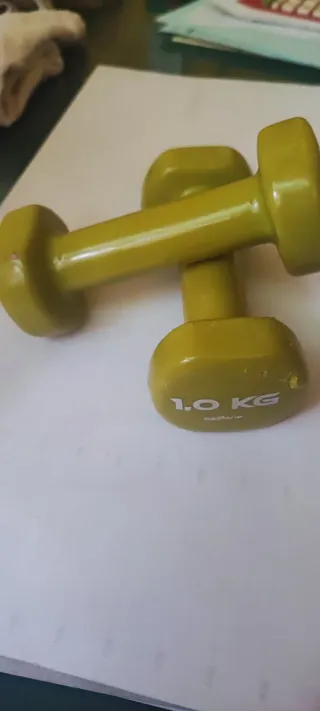 Set Manubri Palestra 1kg Rivestiti