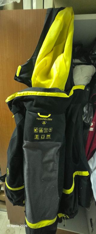 Giubbotto da Sci Boarder Nero e Giallo