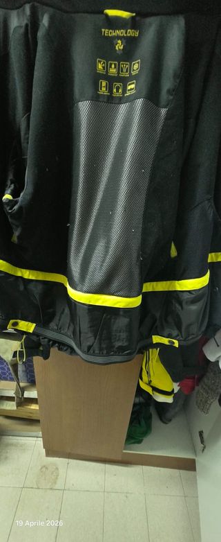 Giubbotto da Sci Boarder Nero e Giallo