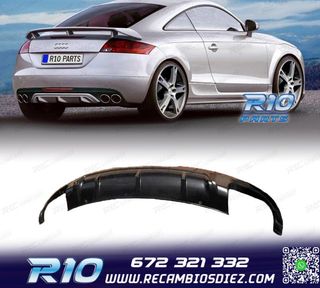 DIFUSOR AUDI TT 8J 06-14 LOOK ABT NO S LINE