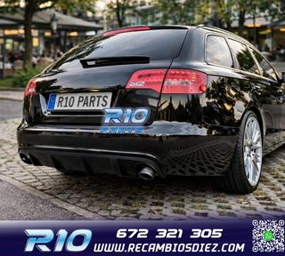DIFUSOR AUDI A6 C6 4F S6 08-11 LOOK RS6