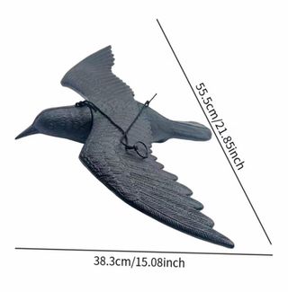 Señuelo pájaro realista para jardín