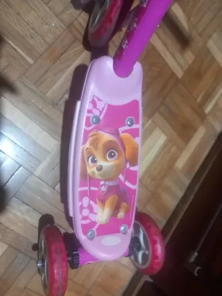 Patinete infantil 3 ruedas Paw Patrol