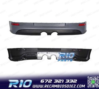 DIFUSOR VOLKSWAGEN VW GOLF 5 03-08 LOOK R32 + SILENCIOSO ESC