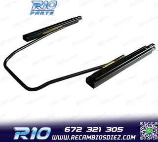 KIT ASIENTO BAQUET UNIVERSAL CUERO NEGRO ESTILO SPORTSTER CU
