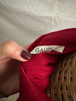 Abito Gaudì rosso