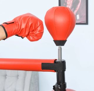 Saco de Boxeo Pie con Bola Velocidad